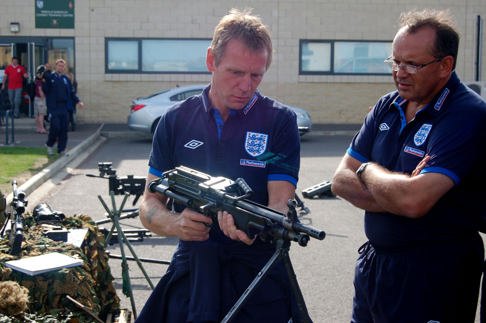 Stuart Pearce. Armed and dangerous. 